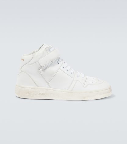 modeontwerper Saint Laurent LAX leren sneakers wit