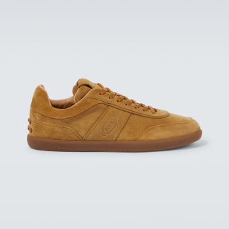 modeontwerper Tods Tab suède sneakers bruin