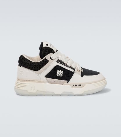 namaakontwerper Amiri MA-1 sneakers van leer en mesh wit