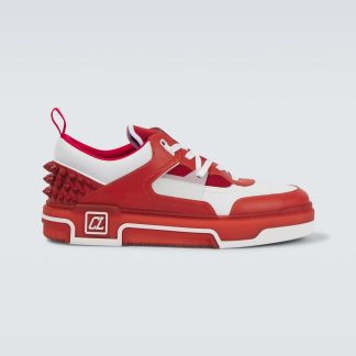 namaakontwerper Christian Louboutin Astroloubi leren sneakers rood