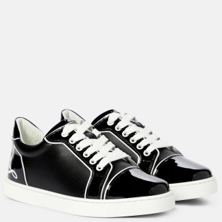 namaakontwerper Christian Louboutin Fun Viera leren sneakers zwart