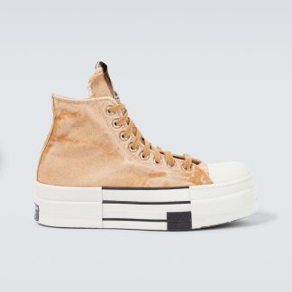 namaakontwerper DRKSHDW by Rick Owens x Converse DBL DRKSTAR Chuck 70 sneakers geel