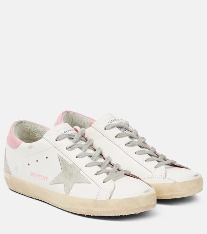 namaakontwerper Golden Goose Super-Star leren sneakers wit