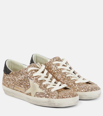 namaakontwerper Golden Goose Superstar glitter sneakers goud