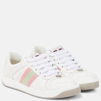 namaakontwerper Gucci Screener GG canvas sneakers wit