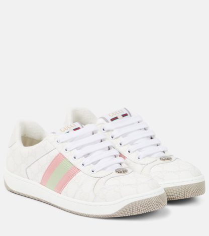 namaakontwerper Gucci Screener GG canvas sneakers wit