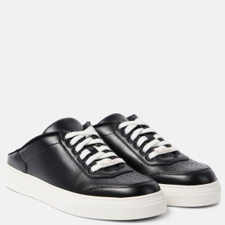 namaakontwerper Max Mara Leren sneakers zwart