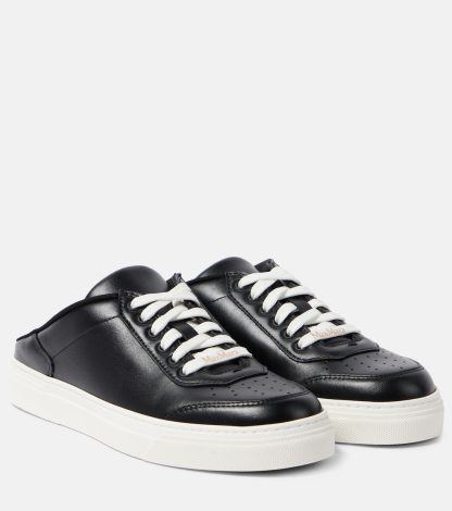 namaakontwerper Max Mara Leren sneakers zwart