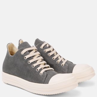 namaakontwerper Rick Owens Denim sneakers grijs