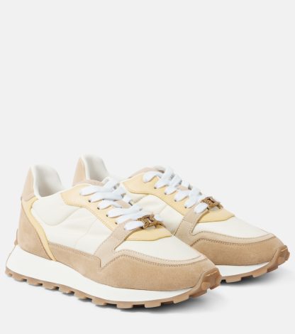 namaakontwerper Tods Runner sneakers met suède montuur beige