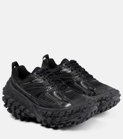 nep luxe Balenciaga Stuiter mesh sneakers zwart