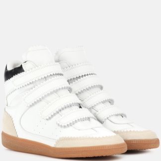 nep luxe Isabel Marant Bilsy leren sneakers wit