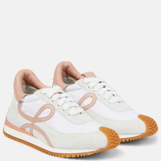 nep luxe Loewe Basket Flow Runner lage sneakers wit