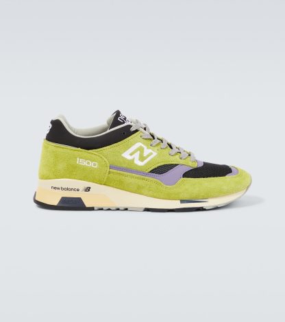 nep luxe New Balance Made UK 1500 leren sneakers groen