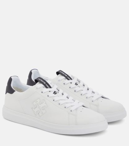 nep luxe Tory Burch Howel Court leren sneakers wit