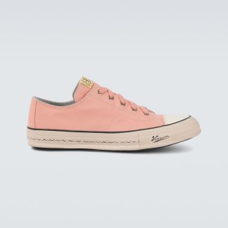 nep luxe Visvim Skagway L.T. canvas sneakers roze