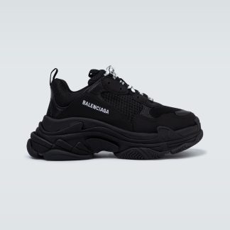 replica ontwerper Balenciaga Triple S sneakers zwart