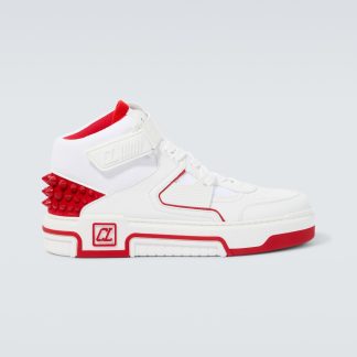 replica ontwerper Christian Louboutin Astroloubi leren sneakers wit