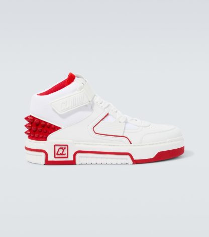 replica ontwerper Christian Louboutin Astroloubi leren sneakers wit