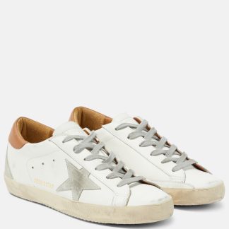 replica ontwerper Golden Goose Super-Star leren sneakers veelkleurig