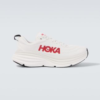 replica ontwerper Hoka One One Bondi 8 hardloopschoenen wit