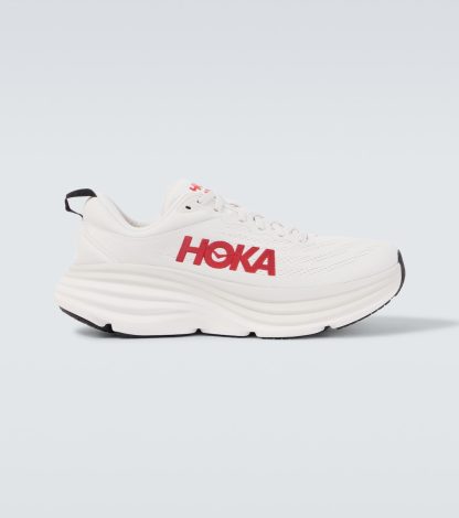 replica ontwerper Hoka One One Bondi 8 hardloopschoenen wit