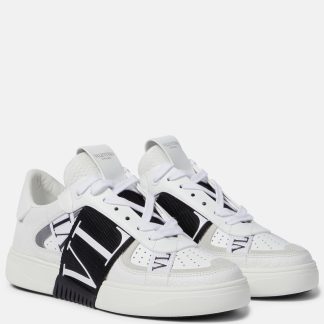 replica ontwerper Valentino Garavani VL7N leren sneakers wit